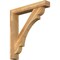 Ekena Millwork Olympic Block Rough Sawn Bracket w/ Offset Brace, Western Red Cedar, 6"W x 36"D x 40"H BKT0604X36X40OLY05RWR - alternate 1